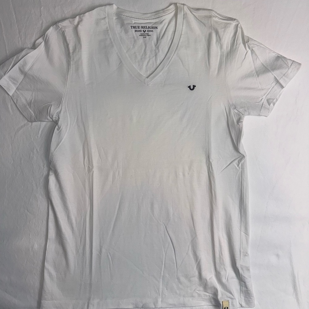 Men’s Authentic True Religion V-Neck Tee Size Small